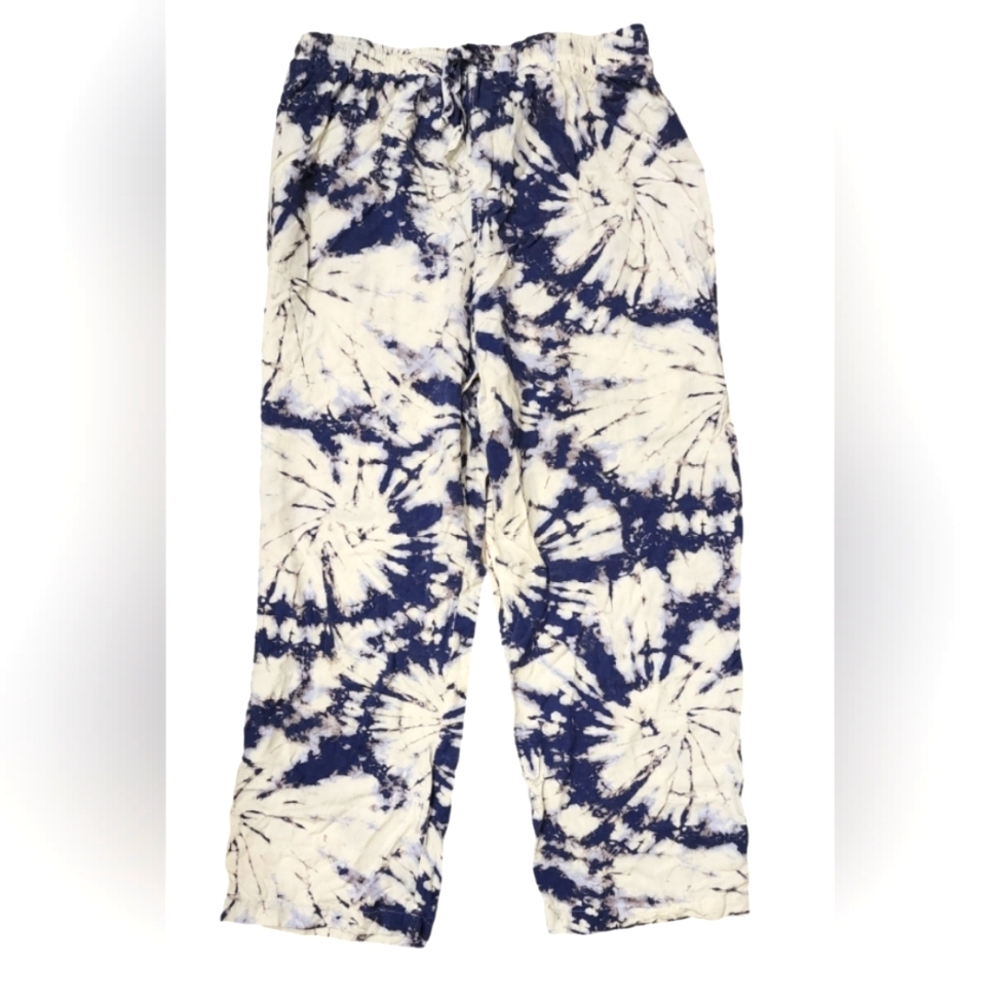 Wild Fable tie dye rayon drawstring lounge pants, size small